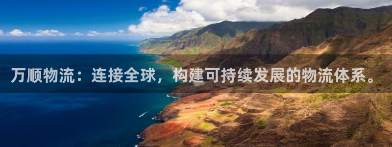豪门国际游戏最新版：万顺物流：连接全
